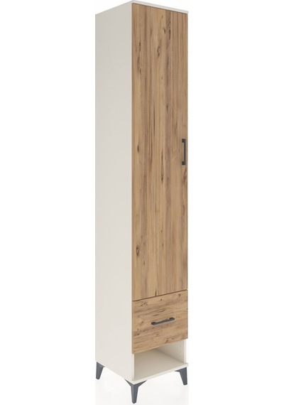 Hyperion Dolap 3 Raflı Tek Çekmeceli Tek Askılı 44x44x243 Ayt... Aytaşı