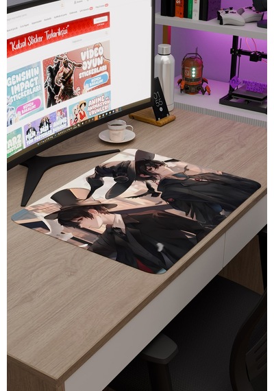 Guimi Zhi Zhu Anime V5 - 48x40 Xl Gaming Kauçuk Kaymaz Taban Mouse Pad Fare Altlığı