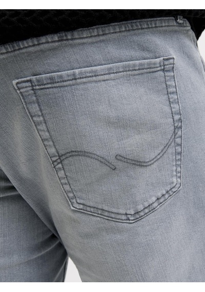 Jack & Jones Büyük Beden Slim Straight Tim Jean - 12293558 Gri