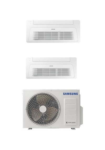 Samsung Wind Free Multi AJ050TXJ2KH/EA Tek Yön Kaset 1+2 Sistem 9.000+18.000 Btu İç 5.2 KW Dış Ünite Klima
