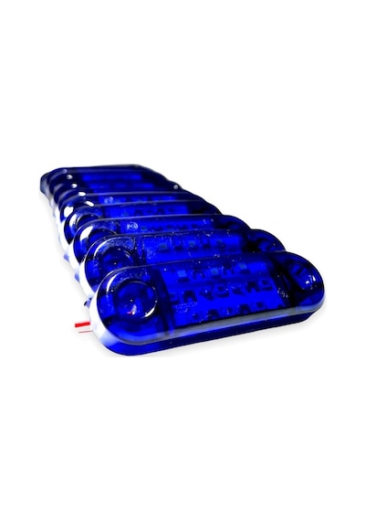 Ahmet Otomotiv 10 Adet Tombul Parmak Led Mavi 12v-24v