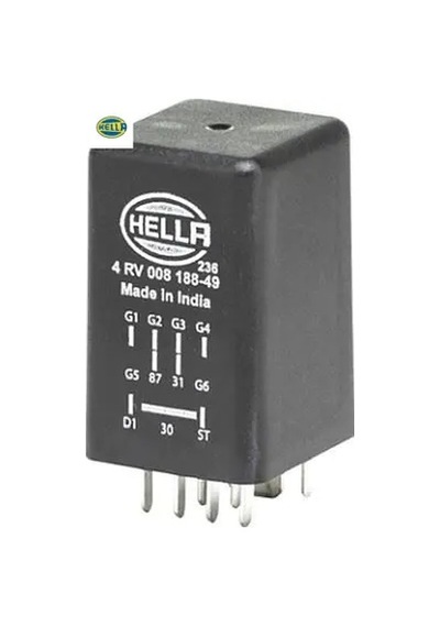 Kontrol Ünitesi Isıtma Bujisi 9 Kutuplu 12v Vw Hella 038907281b/ 038907281b/ 038907281b