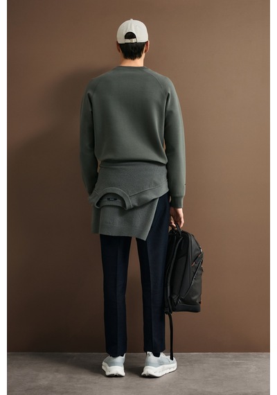 Lufian Cooper Erkek Sweatshirt Yeşil Yeşil 112030198100600