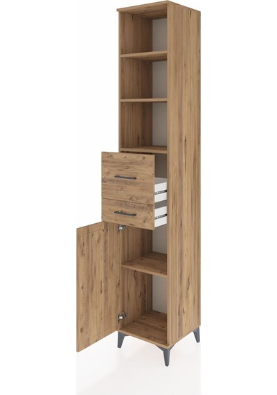 Hyperion Dolap 4 Raflı 2 Çekmeceli Tek Kapaklı 44x44x243 Çam-çam Atlas Çam Hyperion Dolap 4 Raflı 2 Çekmeceli Tek Kapaklı 44x44x243 Çam-çam Atlas Çam