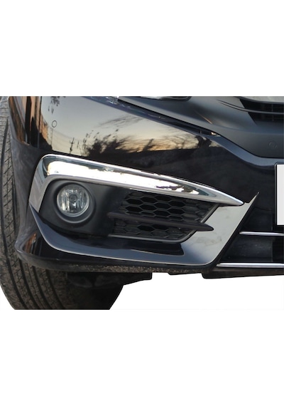 Honda Civic 10 Sis Farı Kaşı 2 Prç Krom 2016 ve Sonrası