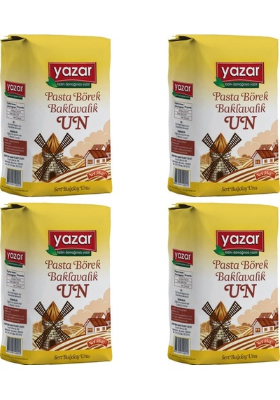 Yazar Çok Amaçlı Un 4 x 2 KG