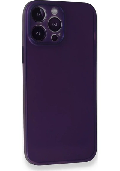 Newface Apple İphone 14 Pro Max Kılıf Pp Ultra İnce Kapak - Mor