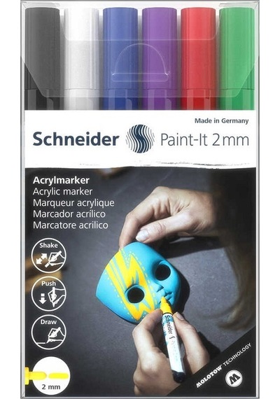 Schneider 310 Akrilik Markeri 2 MM Set/1-120195 Scm518