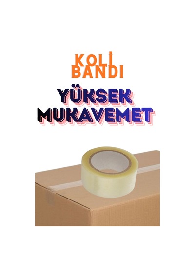 2 Adet Yüksek Mukavemetli 45 Mmx100 Mt Şeffaf Koli Bandı Kopmaz Ve Güçlü Yapışkanlı Paketleme Bandı