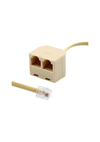 Rj11 2in1 Spitter Rj11 Telefon Hat Çoklayıcı Splitter 1 Giriş 2 Çıkış Rj11 2in1 Spitter Rj11 Telefon Hat Çoklayıcı Splitter 1 Giriş 2 Çıkış
