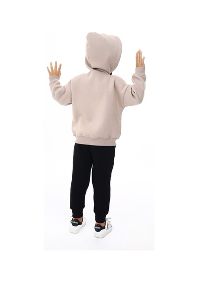 Toontoy Kids Toontoy Erkek Çocuk Nakışlı Eşofman Takım Bej