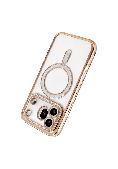 Huawei Honor 600 Pro Joke Simli Magneticsafe Kılıf - Gold -