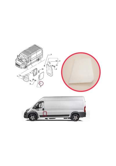 Yakıt Depo Kapak Fiat Ducato Jumper Relay Boxer 2006-2014 İçin