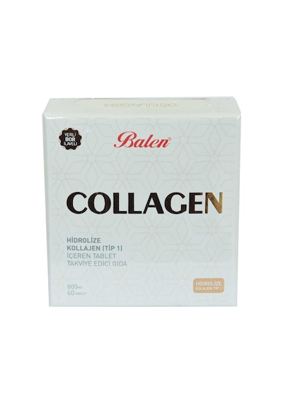 Collagen Hidrolize Kollajen Tip1 İçeren Tablet 800 Mg X 60 Tablet