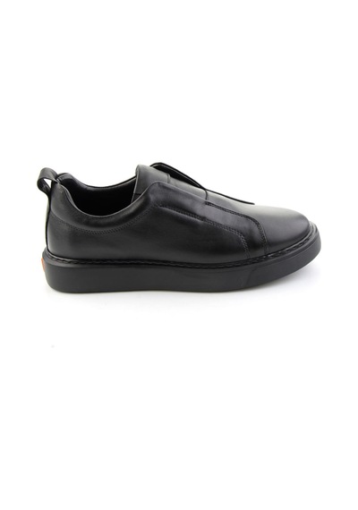 Bambi Siyah Napa Hakiki Deri Erkek Sneaker E01774008043
