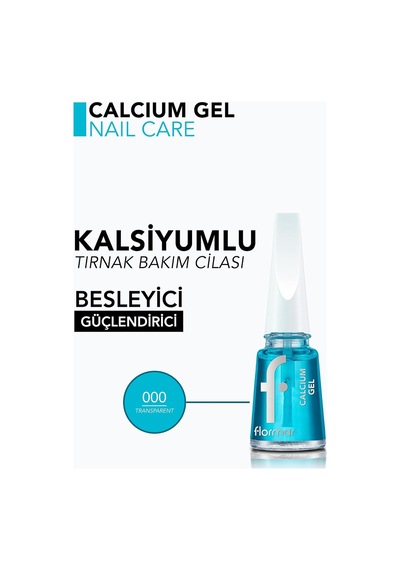 Calcium Gel Besleyici & Güçlendirici Kalsiyumlu Oje Bazı/tırnak Cilası