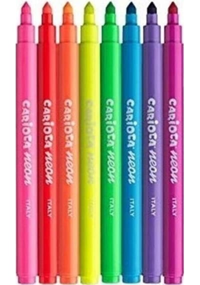 Carioca Neon Keçeli Kalem 8'li