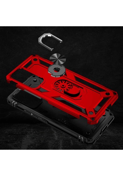 Xiaomi Mi 12 Lite Kilif Zore Vega Yüzüklü Standli Zirh Kilif 559731790