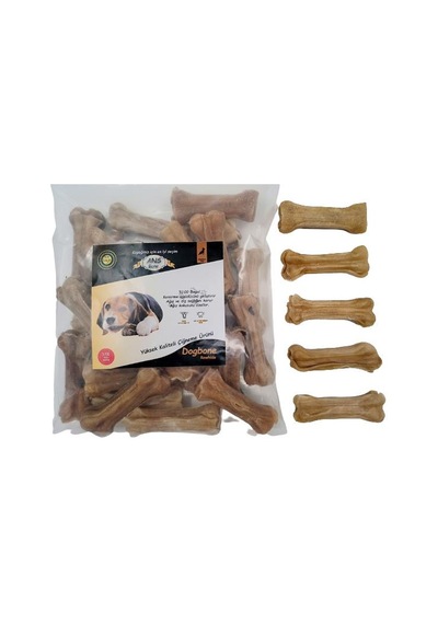 7 Cm Naturel Pres Kemik 25 Li Torba Çiğneme Kemiği