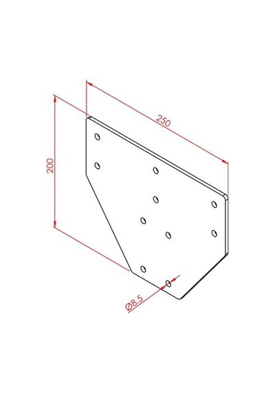 Doğuş Kalıp 90x90 Üç Yönlü Bağlantı Sacı Diğer