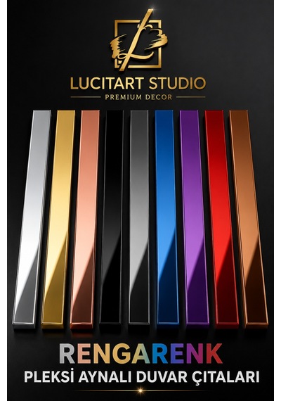 Lucitart Studio 1 Mm Kendinden Yapışkanlı Pleksi Aynalı Duvar Çıtası 9 Renk Seçeneği Dekoratif Duvar, Kapı, Tv Ünitesi Ve Mobilya Çıtası Altın Lucitart Studio 1 Mm Kendinden Yapışkanlı Pleksi Aynalı Duvar Çıtası 9 Renk Seçeneği Dekoratif Duvar, Kapı, Tv Ünitesi Ve Mobilya Çıtası Altın