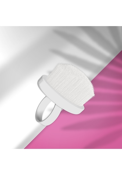 10 Adet Staleks Mini Yüzük Tırnak Toz Temizleme Fırçası Beyaz