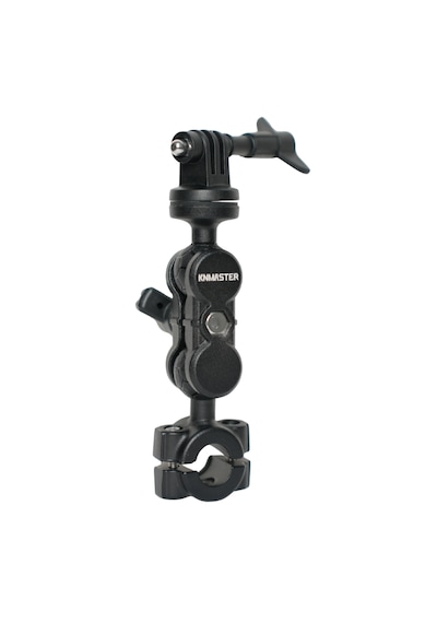 Knmaster Mc130 360 Ayarlanabilir Motosiklet Ayna Demir Bağlantılı Aksiyon Kamera Aparatı Siyah