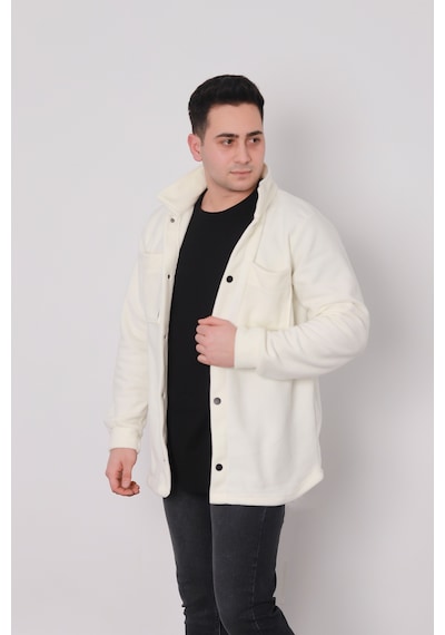 Fkfashion Süet Gömlek 22FK0118 Beyaz