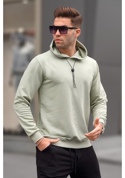 Madmext Madmext Mint Yeşili Erkek Sweatshirt 5334-mint Yeşili Mint