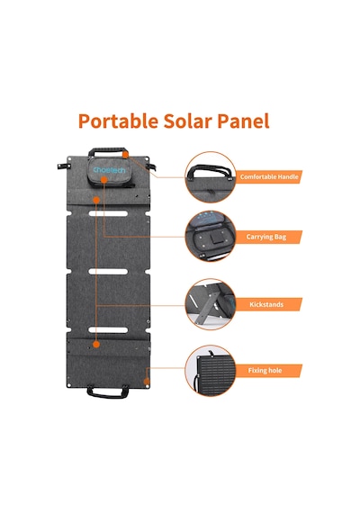 Solar Şarj 40w Güneş Enerjili Powerbank, Güç Ünitesi-980