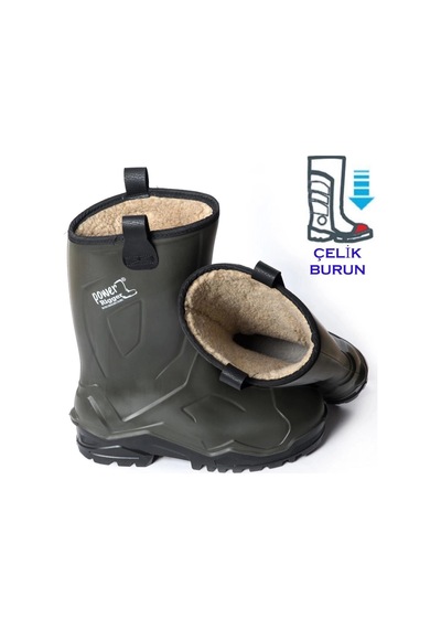 Mey İthalat Pollyboot Power Rigger Çizme Çelik Burunlu 43 Numara Çok Renkli