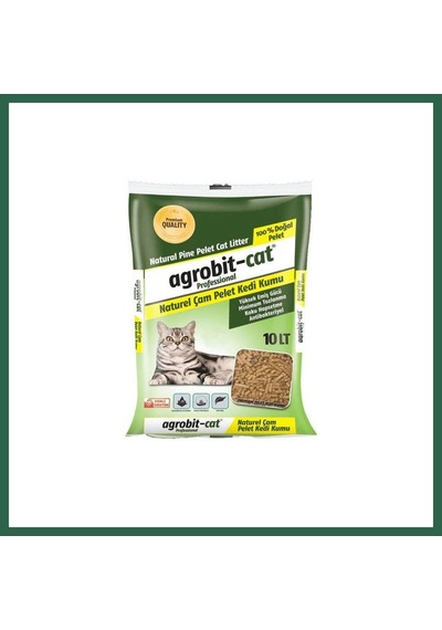 Agrobit Cat Çam Pelet Kedi Kumu 10lt 1 Adet Bzs01