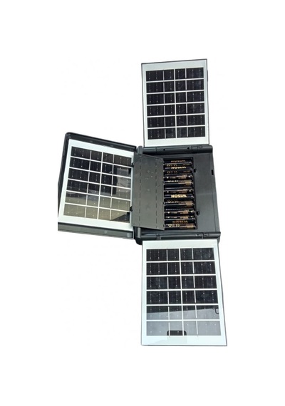 Çok Fonksiyonlu 3 Solar Panelli 400w Spot Aydınlatma Ws-5585