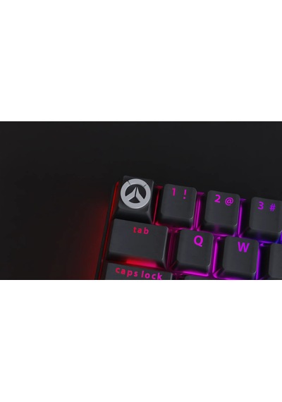 Overwatch Temalı Keycap 2'li Set Gri-siyah Renk Mekanik Kla