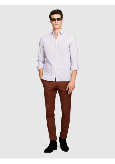 Sisley Slim Fit Esnek Chino Pantolon Erkek Kahverengi Pantolon - 323a4aıhsf021