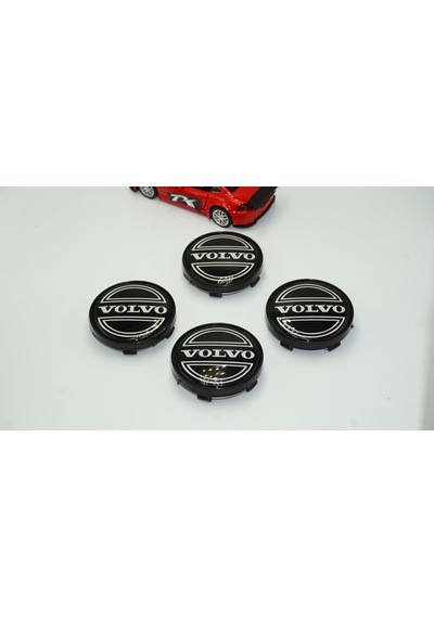 Dk Tuning Volvo Jant Göbeği Kapak Seti 60mm Siyah Renk