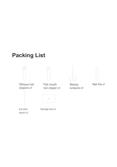 Zhltools Premium Paslanmaz Tırnak Makası Seti