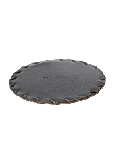 Mudo Home Vıntage Yuvarlak Bardak Altlığı 10 Cm 4'lü Laciver Diğer