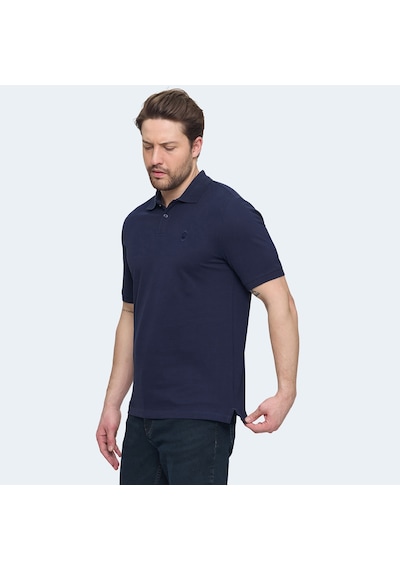 Lumberjack 5M MB CT953 POLO T SH 5FX Erkek Lacivert Tişört