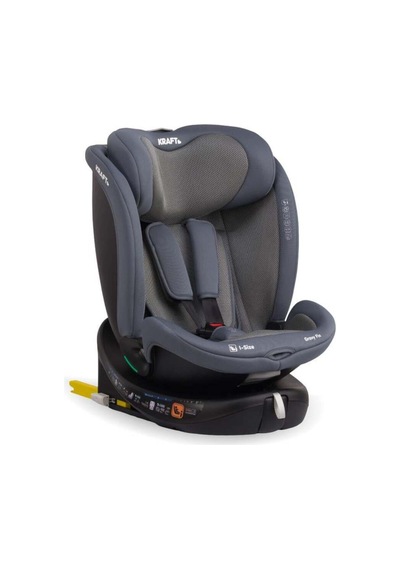Grovy Fix İ-size 40-150 Cm 0-36 Kg Oto Koltuğu Gri