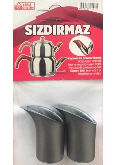 Çaydanlık Sızdırmasını Önleyici Aparat Mavi Sızdırmatik 2 Paket Plastik Çok Renkli Diğer