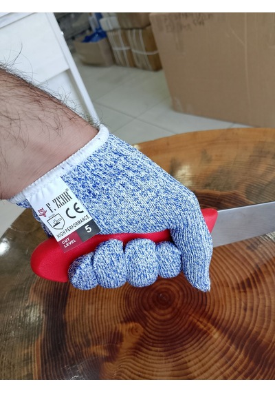 F.zehr Kasap Kesilmez Kumaş Eldiven Small Mavi