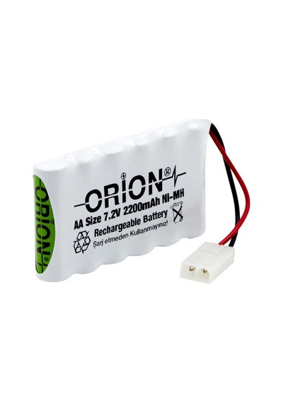 Orion AA 7.2 V 2200 mAh Tamiya Soketli Şarjlı Oyuncak Pili