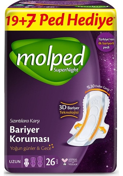 Supernight Uzun 26lı Hijyenik Ped-