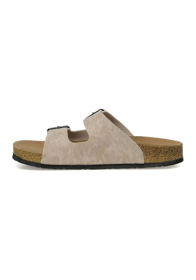 Kinetix Aten 4fx Krem Comfort Casual Anatomik Tokalı Terlik Krem