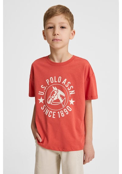 U.s. Polo Assn. Erkek Çocuk Kiremit Tişört 50327009-vr031