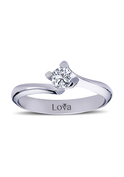 Lova E Renk 0,25 Karat Pırlanta Tektaş Yüzük - 1050080
