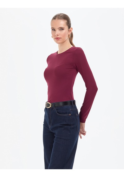 Pierre Cardin Kadın Vişne Bluz Örme 50317061-vr223 Vişne