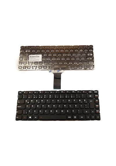 Laptopshop Lenovo Uyumlu Flex 3-1570 (Type 20488) Siyah Türkçe Klavye