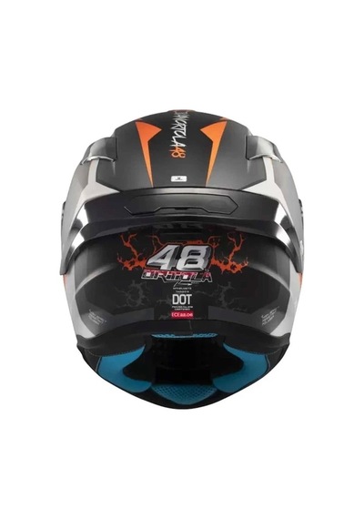 Mt Helmets Targo S Ivan Ortolo B4 Motosiklet Kaskı Siyah Gri